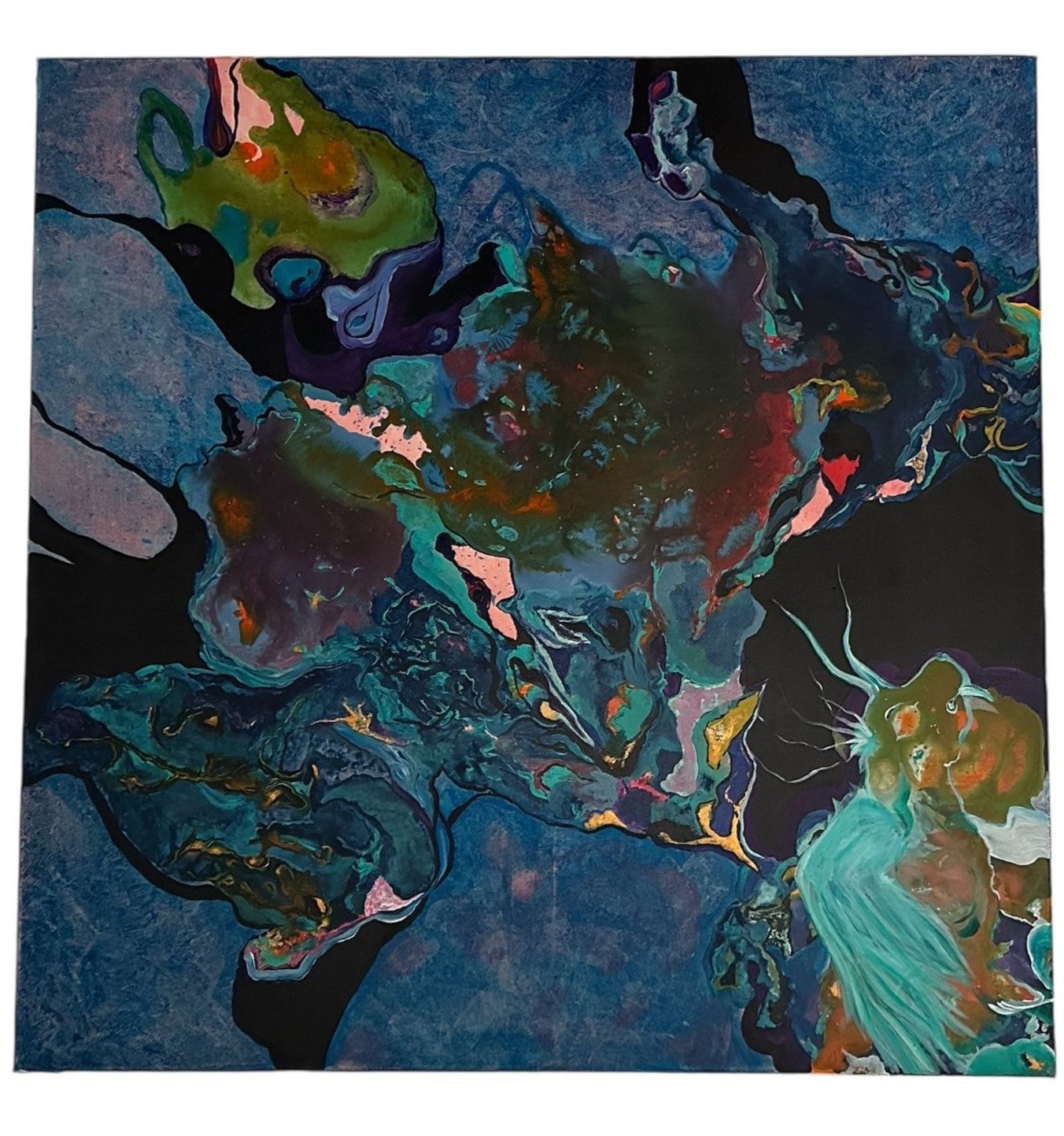 Cosmos Bleu (79.5x79.5cm)