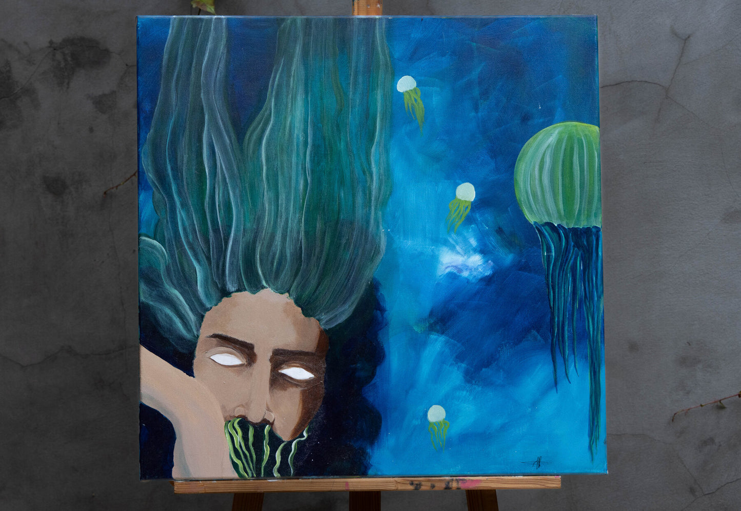 Le Chant des Profondeurs (59.5x59.5cm)